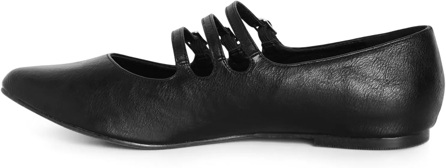 City Chic Women's Buckle Ballet Flat