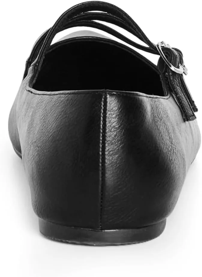 City Chic Women's Buckle Ballet Flat