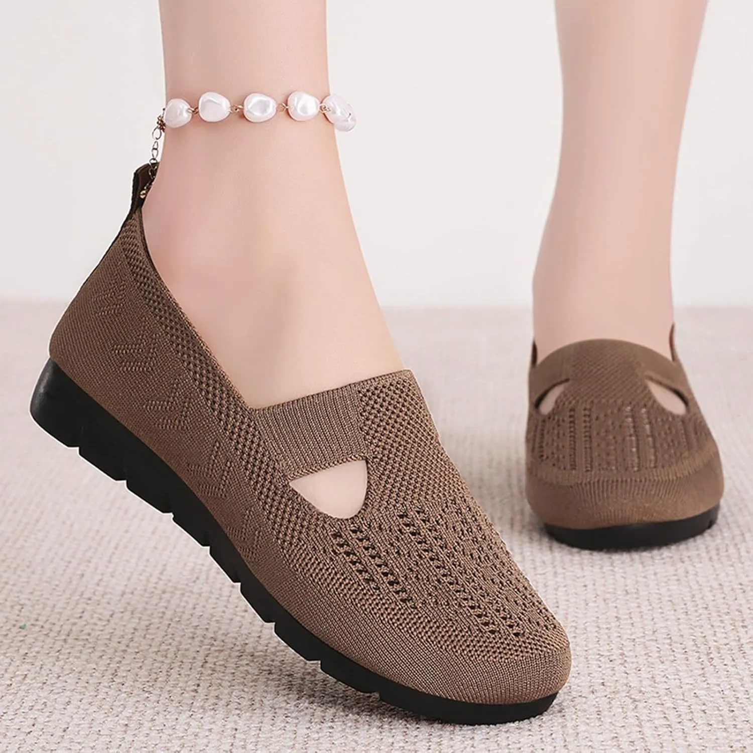 Comfort Ortho Wear Shoes for Women Lightweigh Breathable Casual Walking Platform Sneakers Fashion Dressy Sneakers