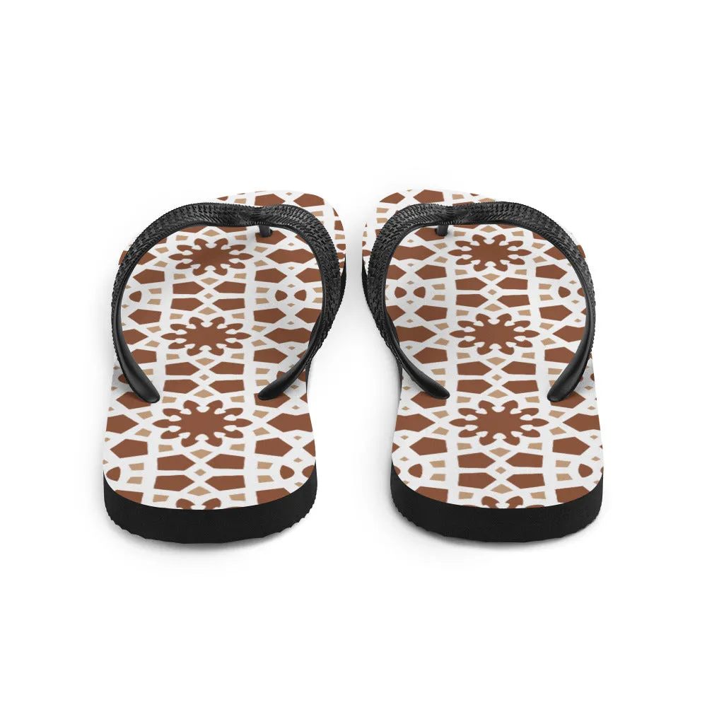 Flip-Flops - Arabesque Boho Chocolate