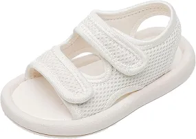 Girls Kids Open Toe Shoes Toddler Wide Sandals Summer Casual Soft Flat Beach Shoes Little Girls Slip On Loafers Trendy