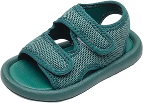 Girls Kids Open Toe Shoes Toddler Wide Sandals Summer Casual Soft Flat Beach Shoes Little Girls Slip On Loafers Trendy