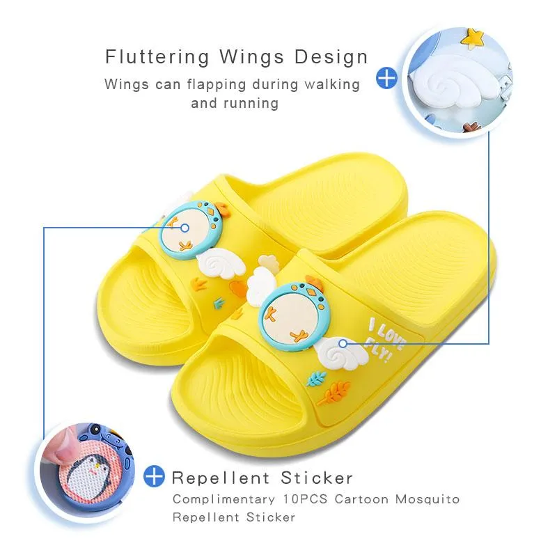 K.Bear Changeable Little Chicken Design Yellow Slippers 4893