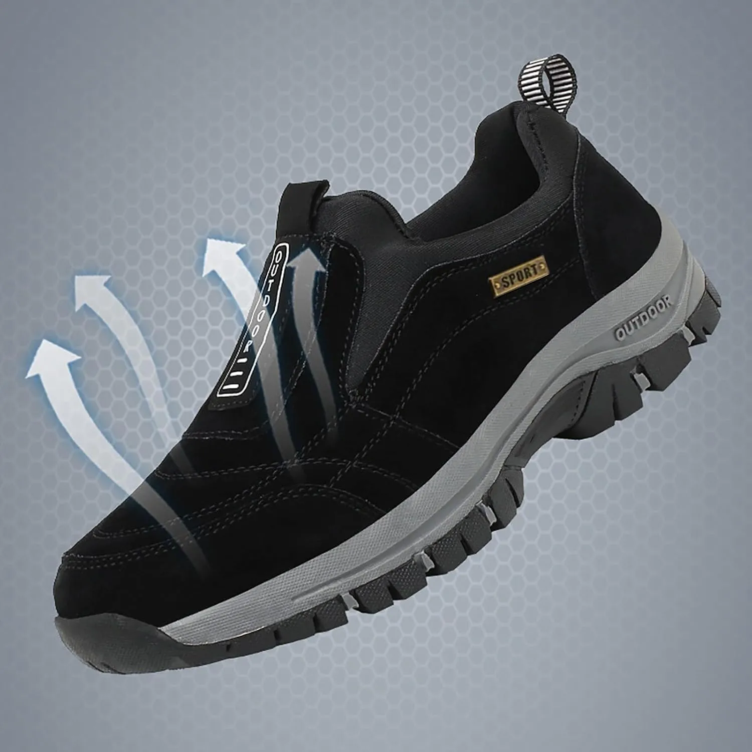 Orthopedic Sneakers for Women Comfortable Slip On Walking Shoes Wide Width Work Shoes Breathable Lightweight Casual Sneaker