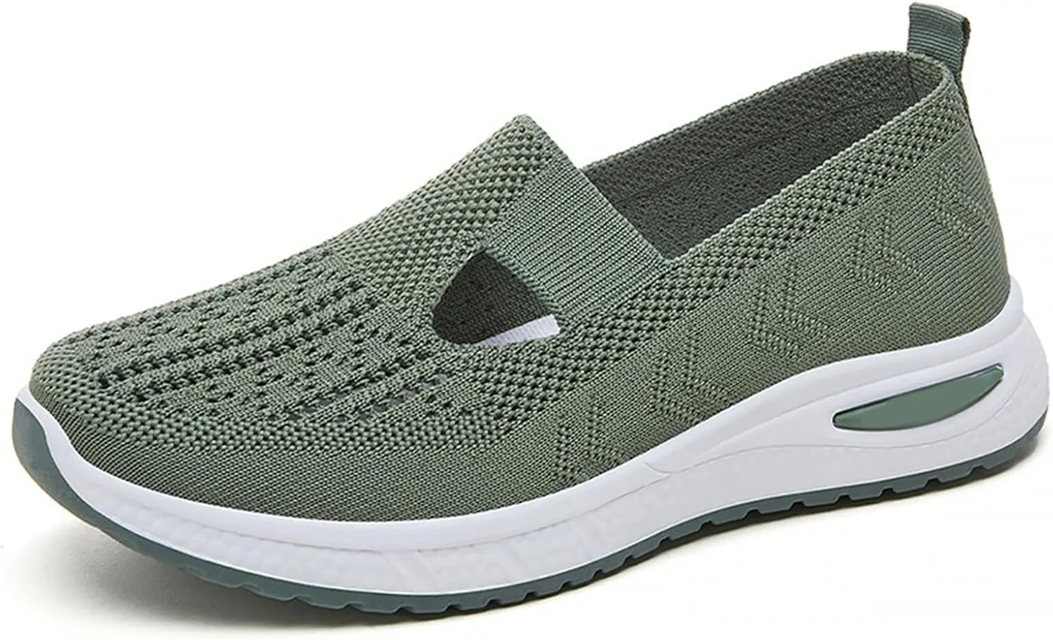 Women's Woven Orthopedic Breathable Soft Shoes Non Slip Work Shoes Women Flat Feet Women Shoes Casual Fashion Sneakers White Tennis Shoe White Loafers