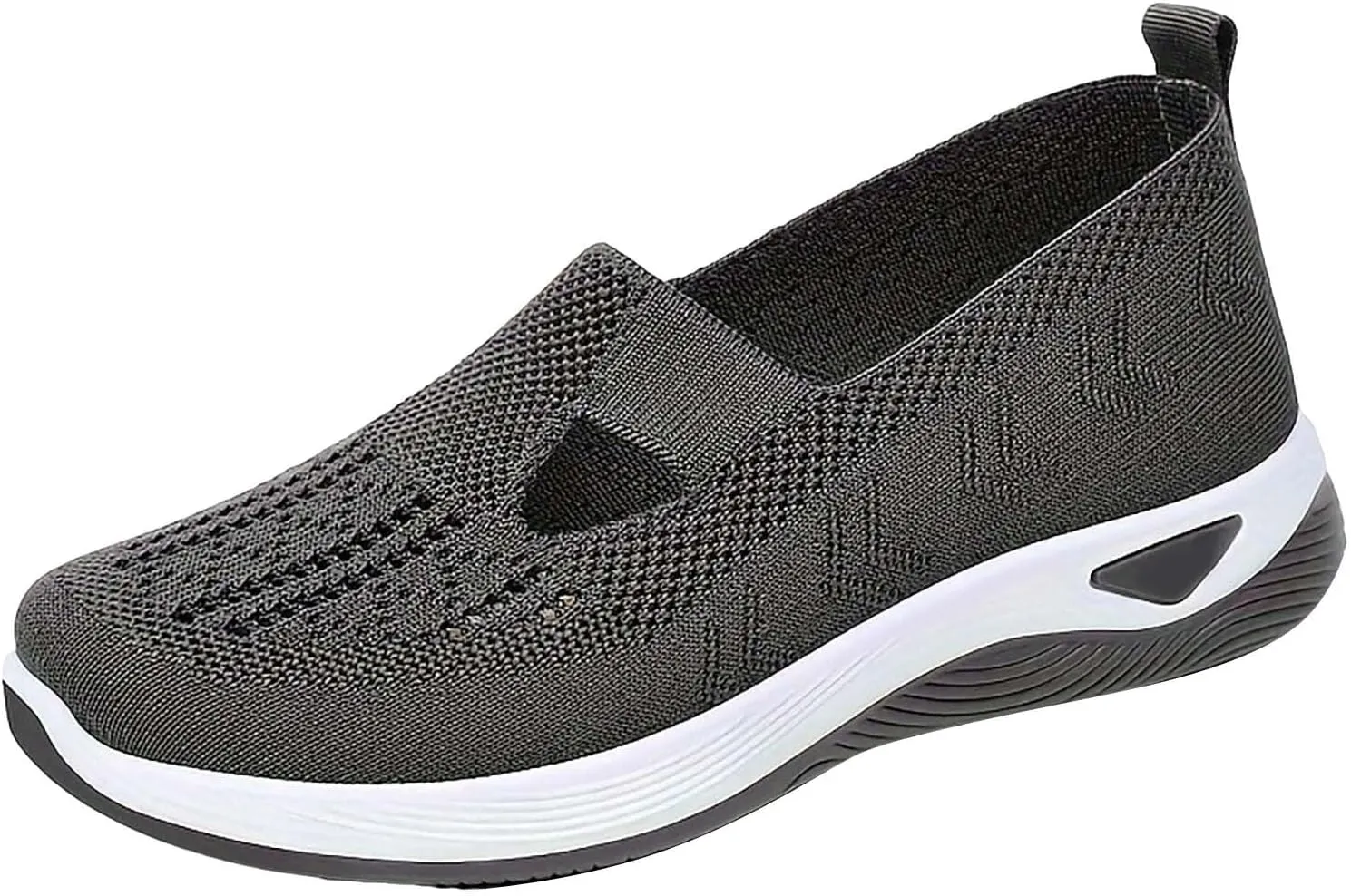 Women's Woven Orthopedic Breathable Soft Shoes Slip On Shoes Women Food Service Women Shoes Casual Black Sneakers Waterproof Tennis Shoe White Loafers