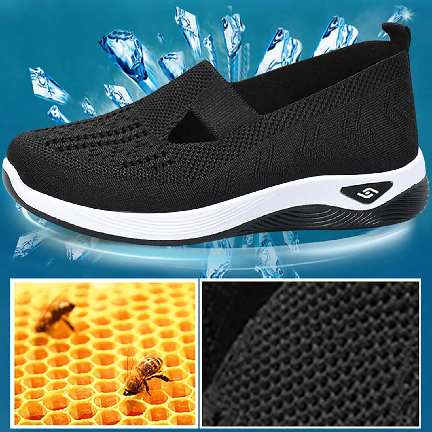 Women's Woven Orthopedic Breathable Soft Shoes Womens Running Shoes Lightweight Casual Shoes Women Shoes Sneakers Steel Toe Tennis Shoe Trainers Shoe